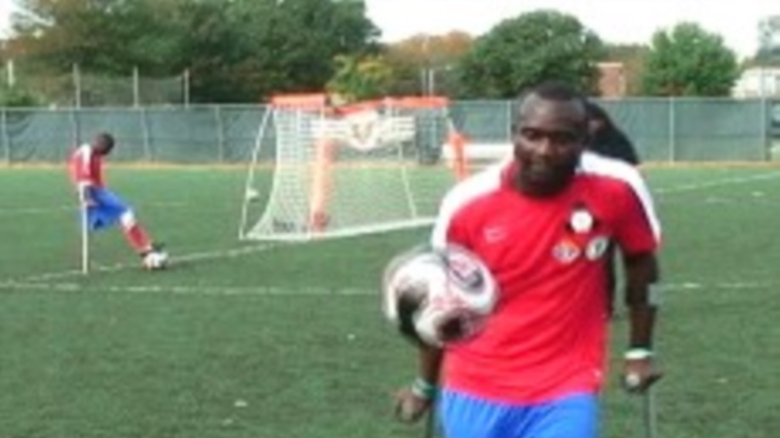 Haitian Soccer Amputees Assist Wounded US Soldiers