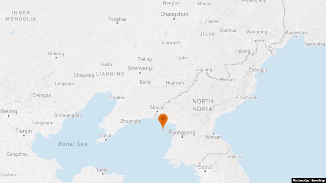 북한의 동창리 서해위성발사장 위치
