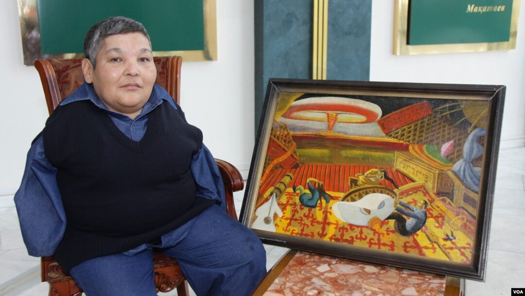 Karipbek Kuyukov, "ATOM" loyihasi faxriy elchisi, qozog'istonlik rassom