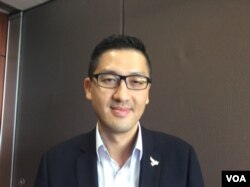 香港立法會議員林卓廷(美國之音記者申華拍攝）