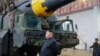 This image made from video of an undated still image broadcast in a news bulletin by North Korea's KRT on May 15, 2017, shows leader Kim Jong Un at what was said to be a missile test site at an undisclosed location in North Korea. 