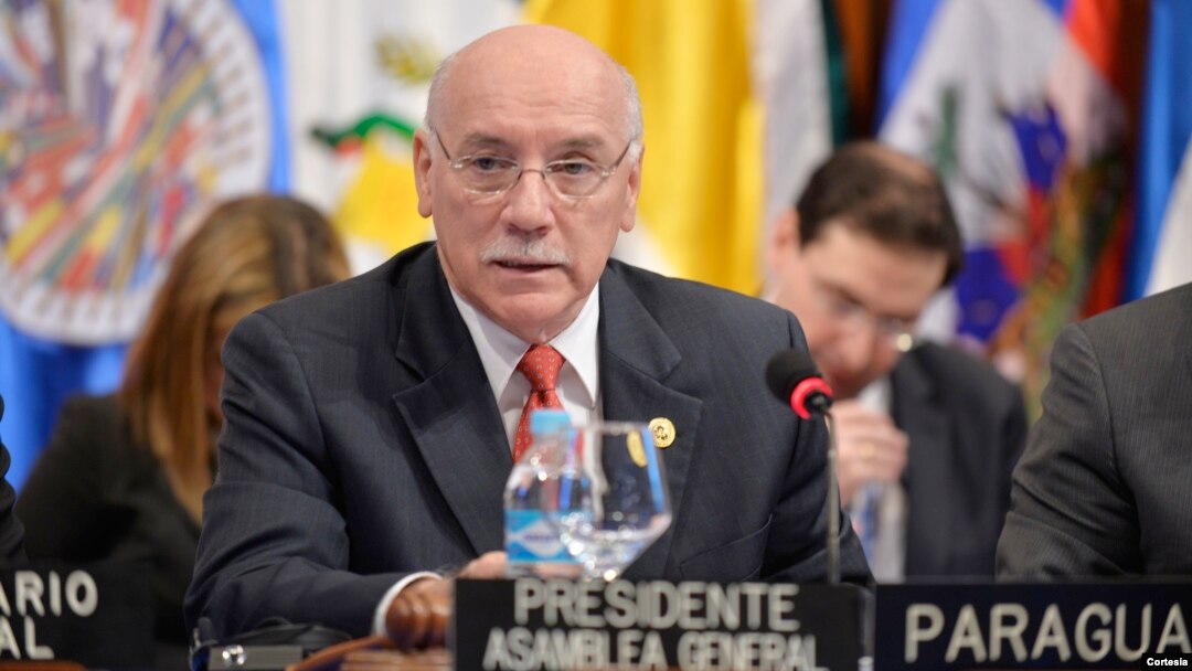 El Ministro de Relaciones Exteriores de Paraguay, Eladio Loizaga, fue elegido presidente de la XLIV Asamblea General de la Organización de los Estados Americanos (OEA). [Foto: Juan Manuel Herrera, OEA].