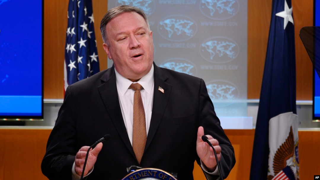 Mayk Pompeo, AQSh Davlat kotibi 