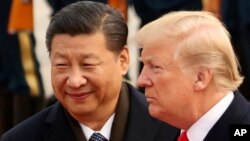 美國特朗普總統(右)與中國國家主席習近平(左)將在20國峰會期間以晚宴的形式進行會談。