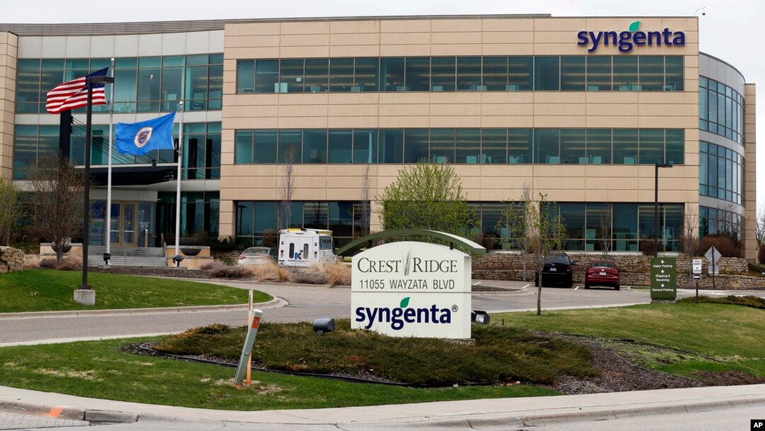 FILE-The suburban Minneapolis headquarters of Syngenta in Minnetonka, Minn., April 18, 2017. 