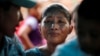 Claudia Maquin, mother of Jakelin Caal, 7, reacts during her daughter's funeral at her home village of San Antonio Secortez, in Guatemala, Dec. 25, 2018. 