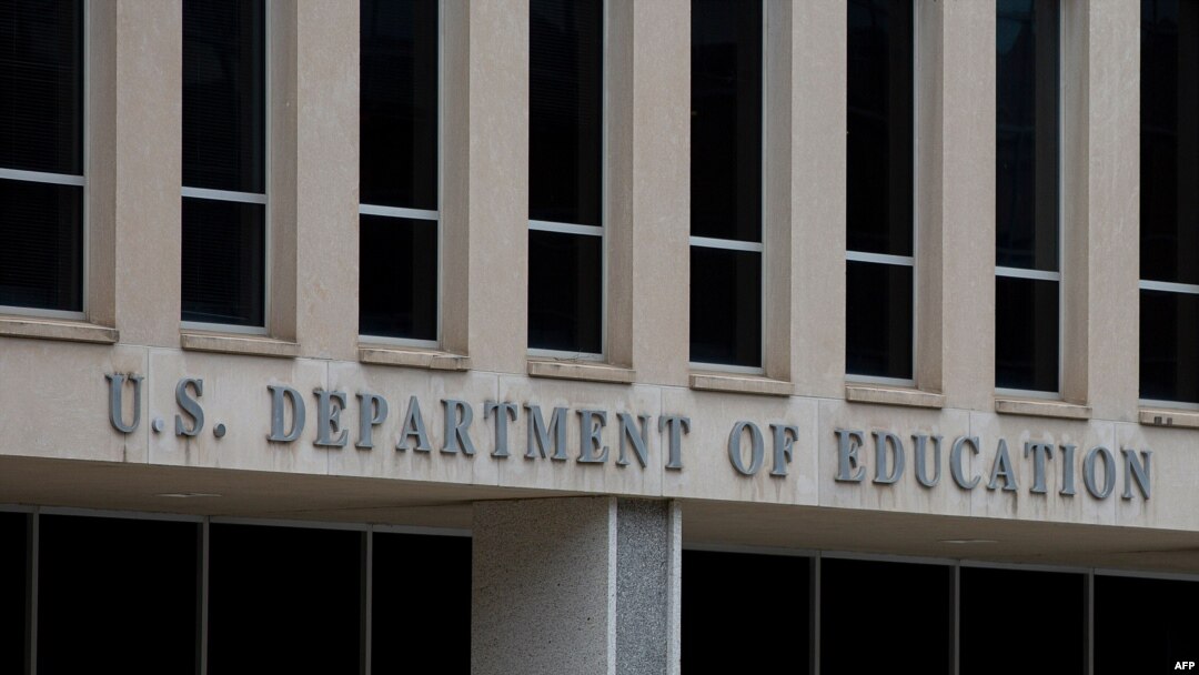 FILE - The U.S. Department of Education building is pictured in Washington, July 22, 2019. 