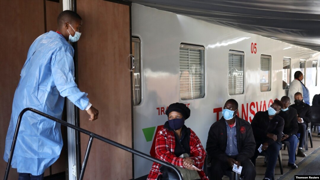 South Africa's vaccine train aims to boost inoculation numbers in remote areas