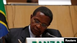 Tanzania's President Jakaya Kikwete is seen in a Feburary 24, 2013, file photo.