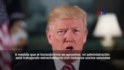 Mensaje de Trump por huracán Irma