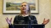 U.S. Secretary of State Hillary Clinton speaks during a news conference at Stormont Castle in Belfast December 7, 2012. Clinton travelled to Northern Ireland on Friday to lend her support to the British province's fragile peace, the frailty of which was u