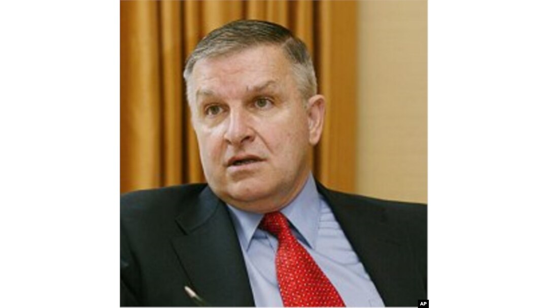 Retired Gen. Anthony Zinni, George Bush's Middle East envoy from 2001-2003, expresses his views during an interview in New York (File Photo)
