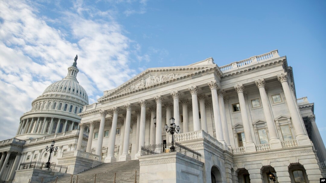 FILE - The Dome of the US Capitol building is visible in Washington.