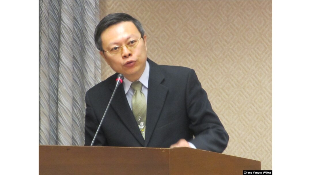 台灣陸委會主委王郁琦 (美國之音張永泰拍攝)