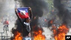 Violência de gangues no Haiti. 