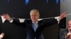 Geert Wilders, Dutch far-right politician and leader of the Freedom Party, meets with members of his party at the Dutch Parliament after winning the parliamentary elections, in The Hague, Netherlands, on Nov. 23, 2023.