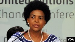 Maite Nkoana Mashabane, ministra sul-africana dos Negócios Estrangeiros
