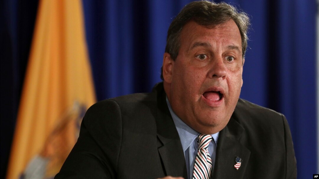 El gobernador de Nueva Jersey, Chris Christie, habló el lunes, 3 de julio de 2017, en Trenton, N.J.