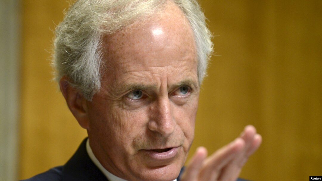 FILE - Senate Foreign Relations Committee Chairman Bob Corker says he thinks the Senate's bill dealing with sanctions on North Korea is a significant enhancement of the House version.