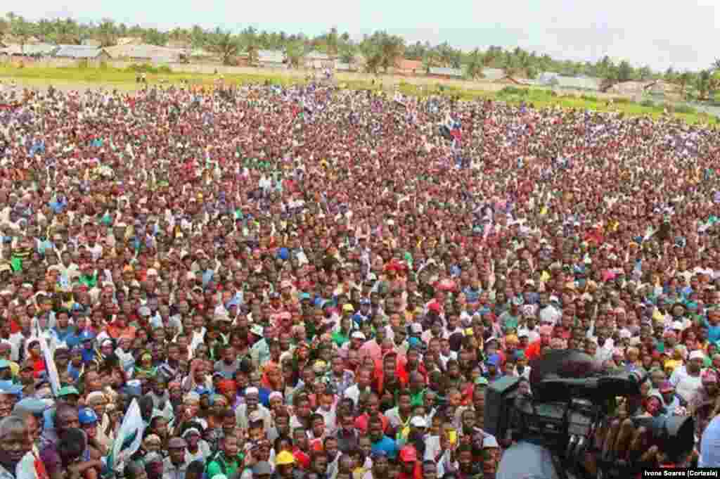 Campanha de Afonso Dhlakama em Quelimane