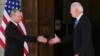 FILE - President Joe Biden and Russian President Vladimir Putin, arrive to meet at the 'Villa la Grange', in Geneva, June 16, 2021.