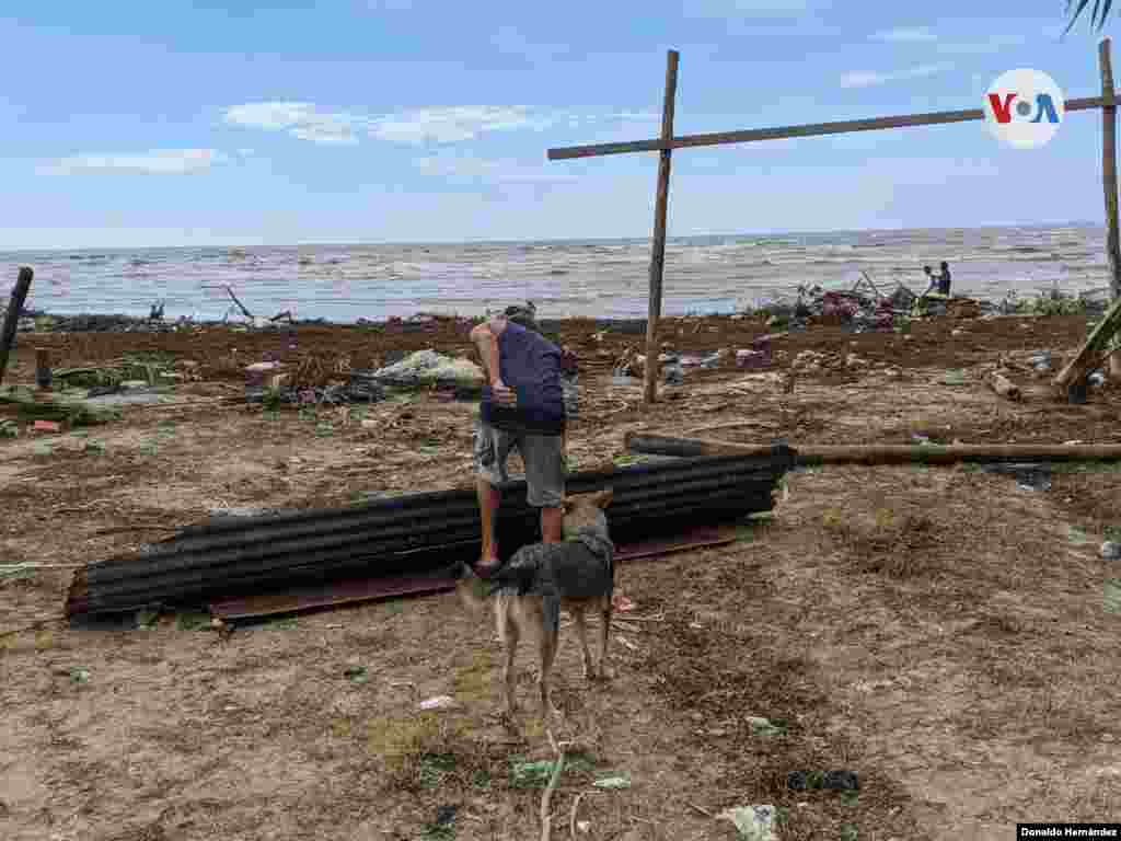 En la comunidad indígena Wawa Bar, ubicada a dos horas de Puerto Cabezas, la situación es mucho más caótica. Foto: Donaldo Hernández/VOA.