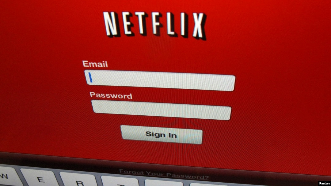 FILE - The Netflix logo on is shown on an iPad in Encinitas, California.