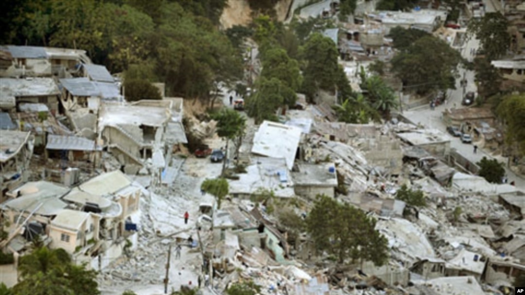 Port-au-Prince, Haiti, 15 Jan 2010, after a magnitude 7 earthquake hit the country on 12 Jan 2010