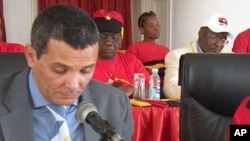 Rui Falcão, porta-voz do MPLA, no Namibe