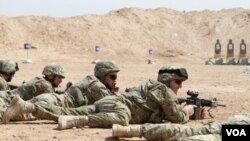 Georgian soldiers in Afghanistan