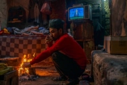 Mostafa, 28, lives with his cousins in an abandoned bakery and says he believes a new government could help alleviate the crushing poverty in Cairo. Sept. 21, 2019. (H. Elrasam/VOA)