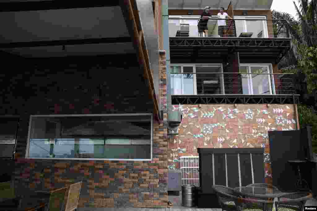Hotel Mirante do Arvrao, na favela do Vidigal no Rio de Janeiro. Março 25, 2014.