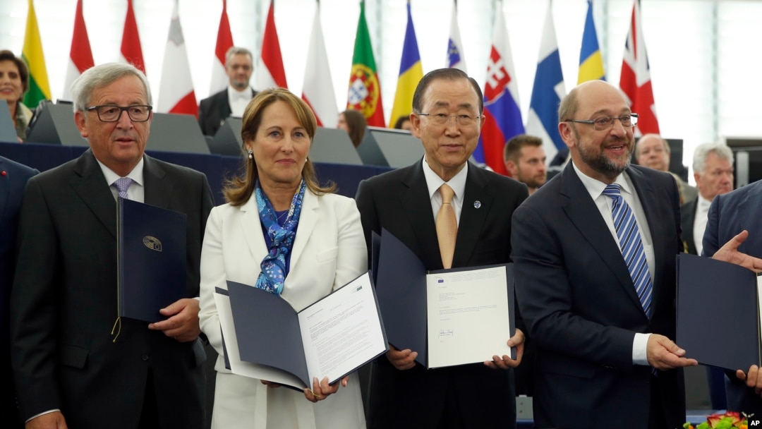 Ratifikaciji klimatskog sporazuma prisustvovao je i generalni sekretar Ujedinjenih nacija Ban Ki-mun