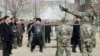 Lãnh tụ Triều Tiên Kim Jong Un thăm Học viện quân sự Kang Kon, tại Bình Nhưỡng.