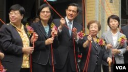 台灣總統馬英九出席慰安婦博物館揭牌儀式