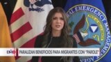 Estados Unidos congela beneficios para migrantes con “parole” humanitario 