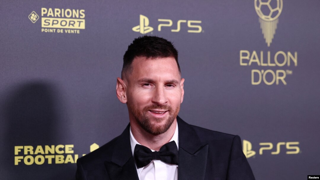 El futbolista argentino Lionel Messi en la gala de entrega del Balón de Oro, en París, el 30 de octubre de 2023.