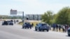 Vista general del paso fronterizo en Del Río, Texas y que estuviera cerrado por la afluencia de miles de migrantes -principalmente haitianos, a mediados de septiembre de 2021.