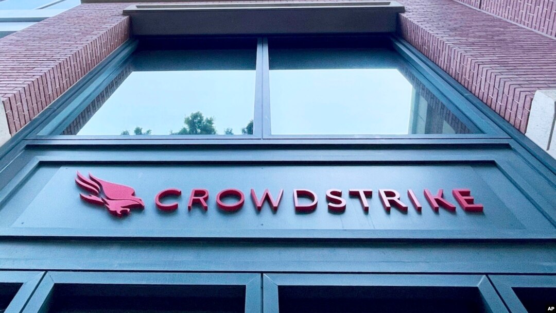 FILE - A CrowdStrike office is seen in Sunnyvale, California, July 19, 2024.