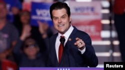  Matt Gaetz, congressista indicado pelo Presidente eleito, Donald Trump, para Procurador Geral da República