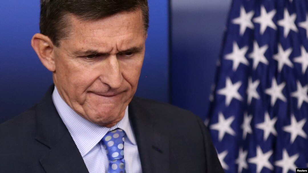 FILE - General Michael Flynn is one of the advisers to President Donald Trump who reportedly had contact with Russian officials during the 2016 presidential race.
