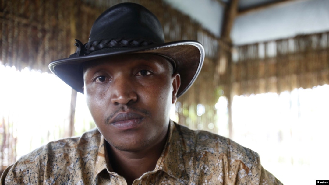 FILE - Indicted war criminal Bosco Ntaganda poses for a photograph during an interview with Reuters in Goma, Democratic Republic of Congo, October 5, 2010. 
