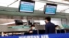 大韓航空辦理登機手續的一個工作台。（美聯社資料圖）