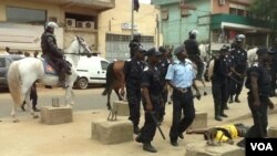 Angola - manifestações e polícia