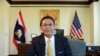 Thailand Ambassador to the United States of America, Manasvi Srisodapol talks to VOA Thai during an interview at the Royal Thai Embassy in Washington, D.C. on July 30, 2021.