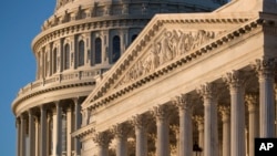 The Capitol in Washington is seen early Jan. 25, 2017, as members of Congress break for political retreats with the Democrats heading to Baltimore and Republicans to Philadelphia. 