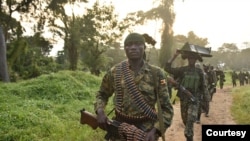 Picha hii kutoka timu ya waandishi ya Jeshi la Uganda iliyopo nao katika operesheni Shujja inayoendelea DRC.