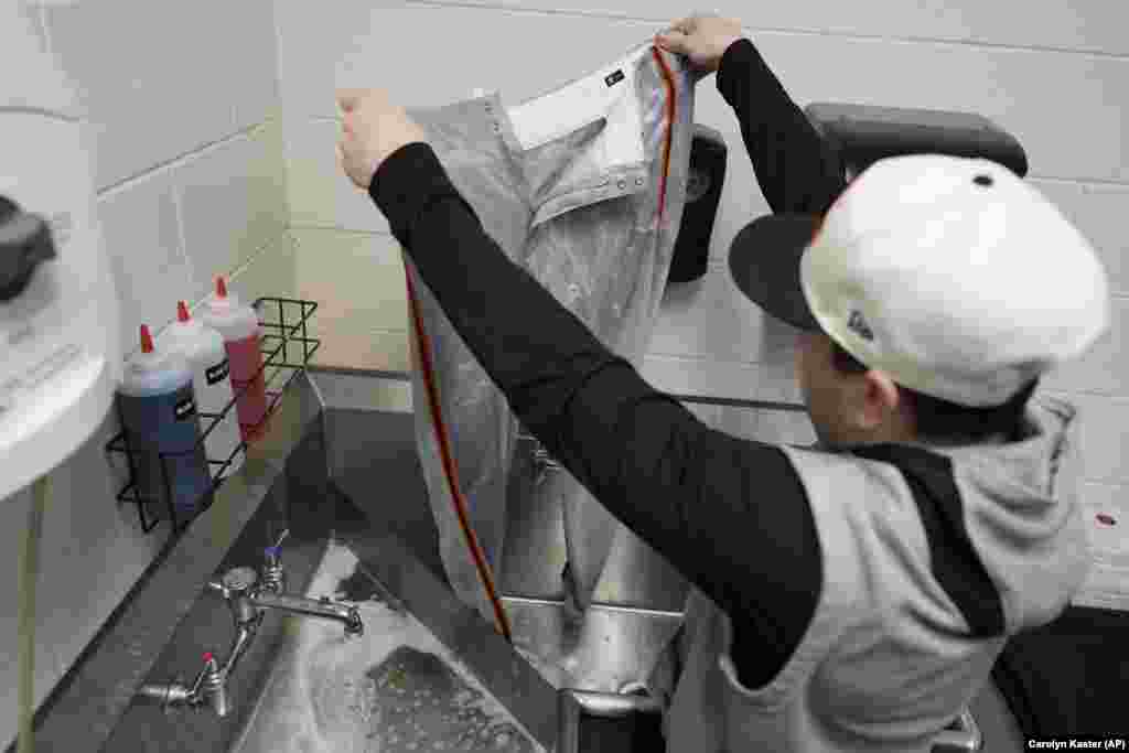 Doing The Laundry Spring Baseball