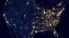 NASA fotografía la Tierra de noche